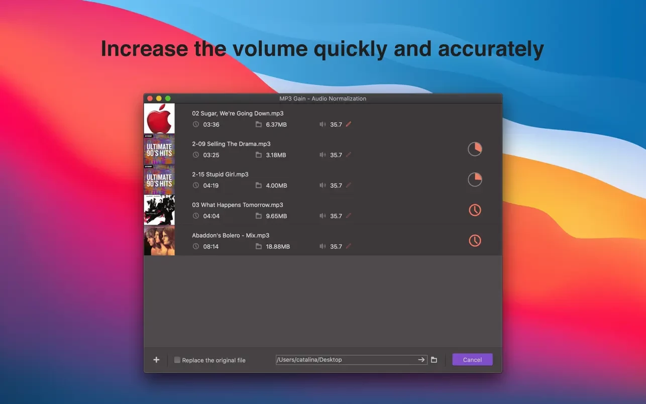 MP3 Gain screenshot 1